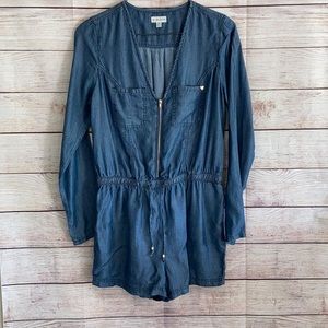 Guess long sleeve Jean Romper